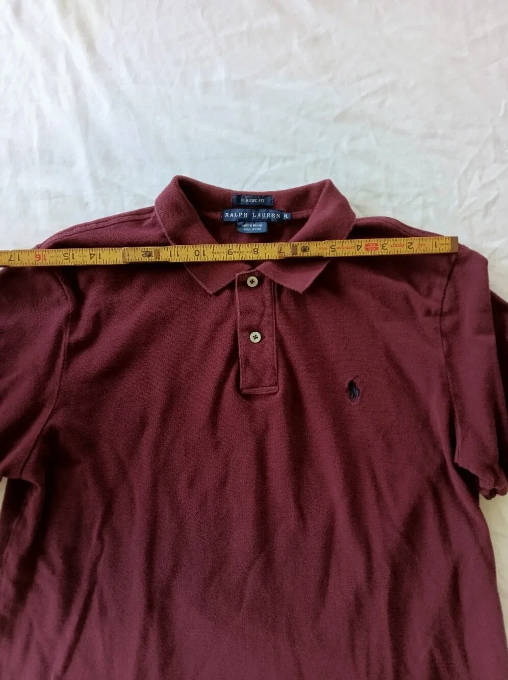 Ralph Lauren Maroon Short-Sleeve Polo